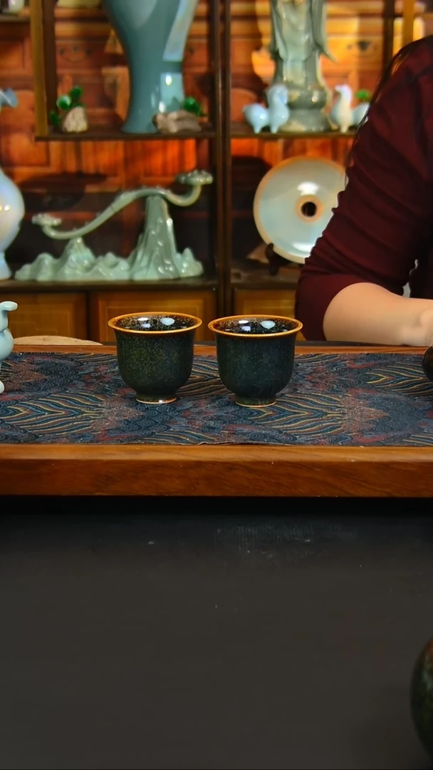 瓷片原矿汝瓷福利单杯