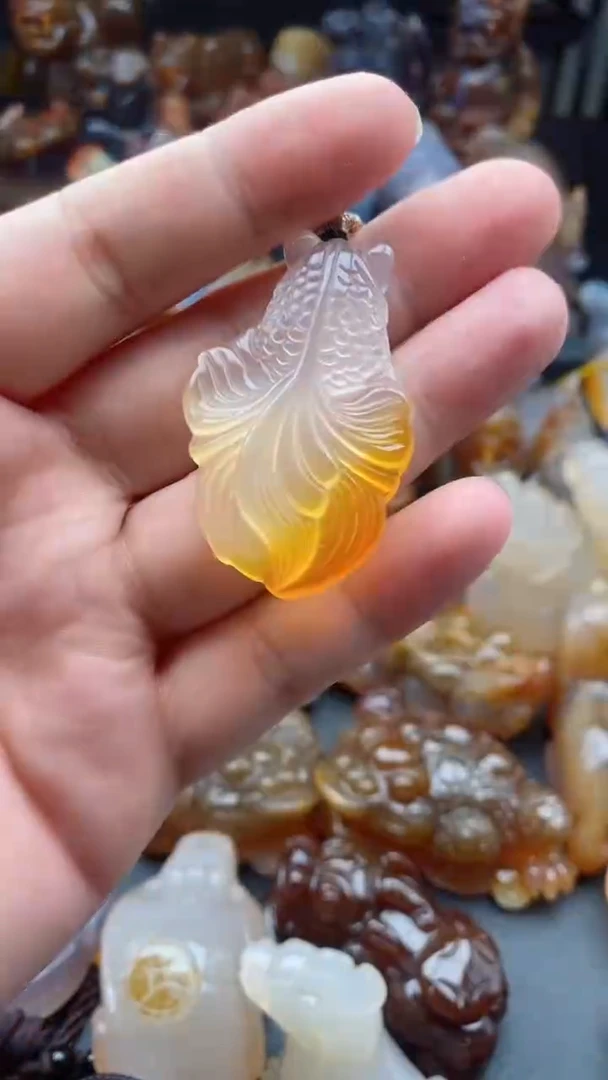 【闪购商品】玛瑙/玉髓吊坠(不含链)未镶嵌1