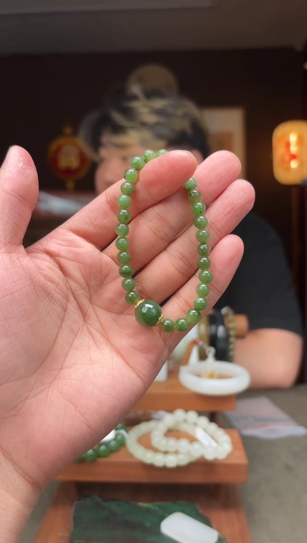 未镶嵌和田玉把件kk11-手串