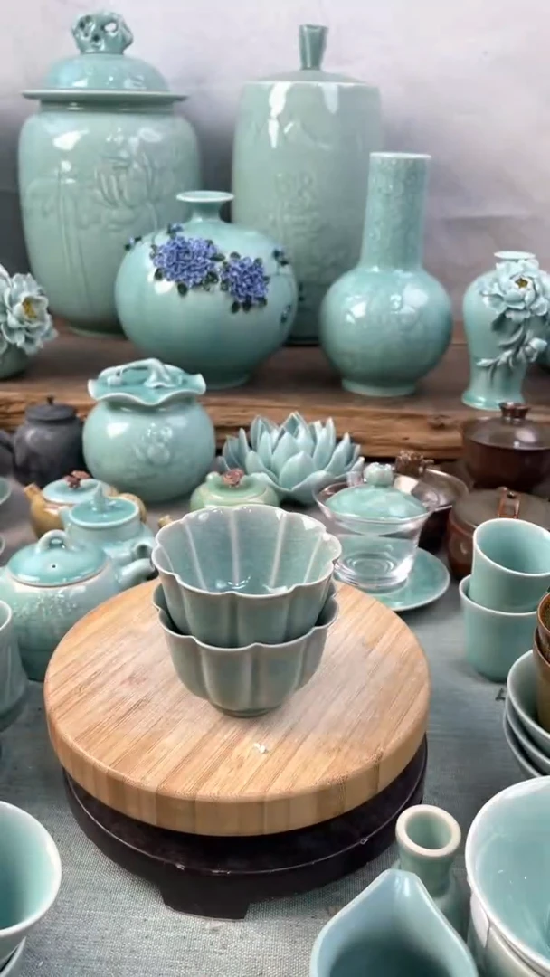 【闪购商品】特价 微瑕 慧仙青瓷