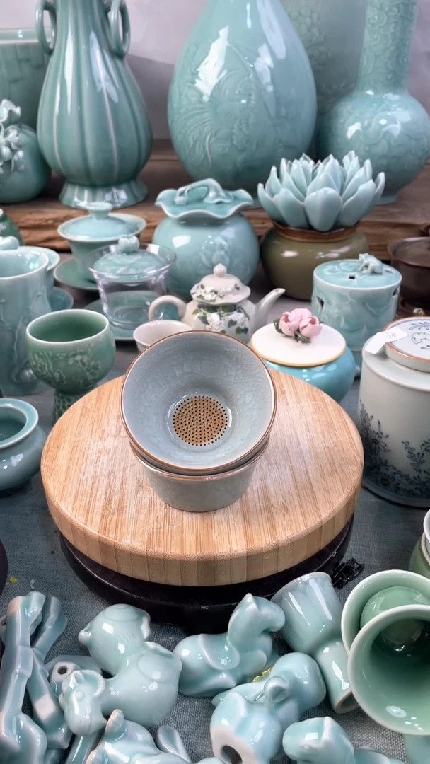 【闪购商品】特价福利 微瑕 慧仙青瓷