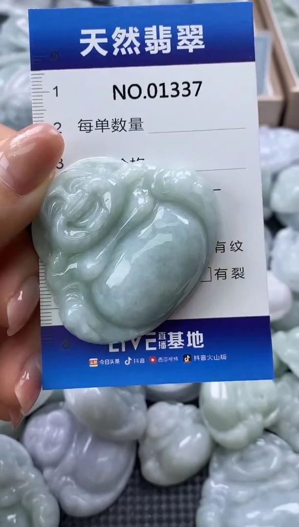 颈饰未镶嵌翡翠天然缅甸翡翠01337