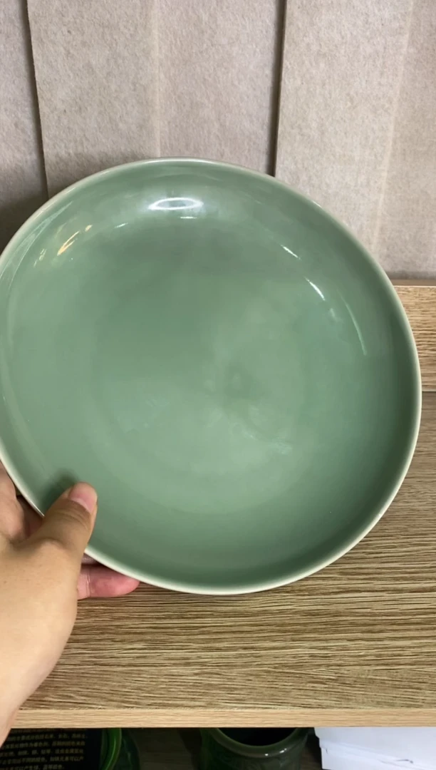 8.5英寸b000002素面盘1只微瑕