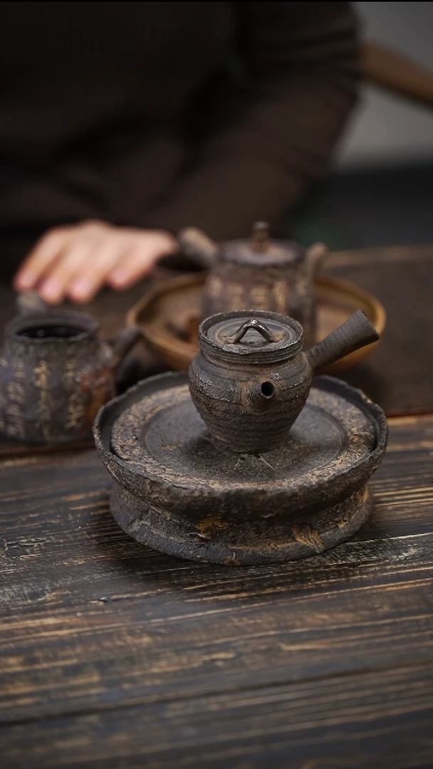 全手工制作 南蛮侧把壶