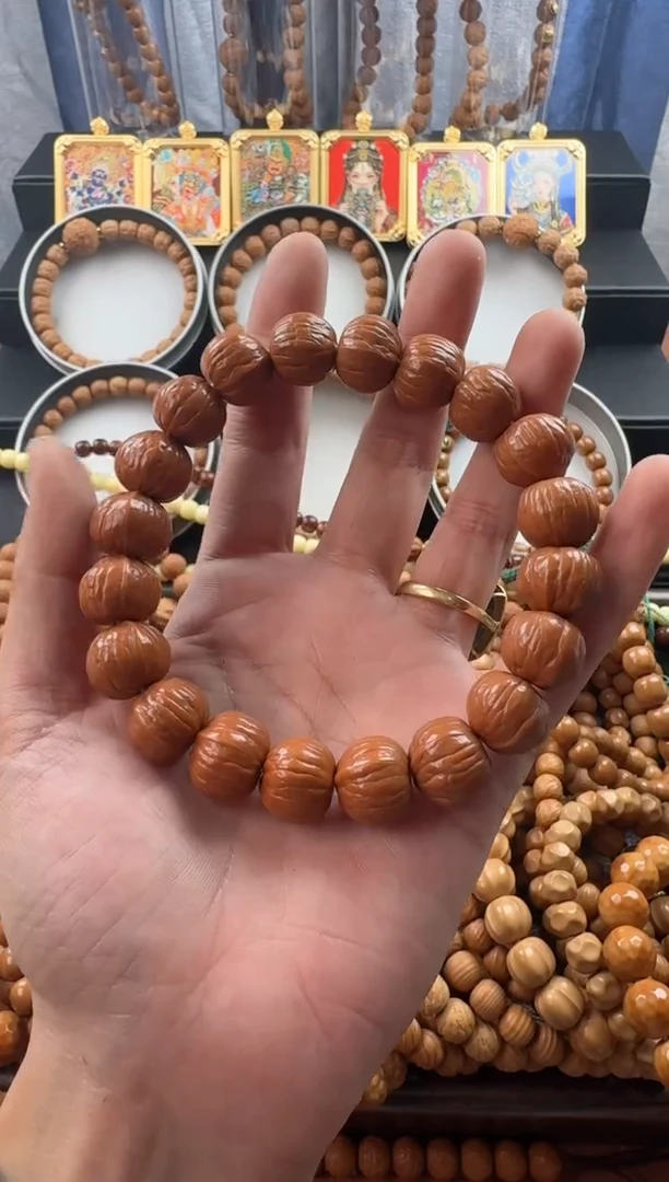 手串猴头核桃原皮单圈