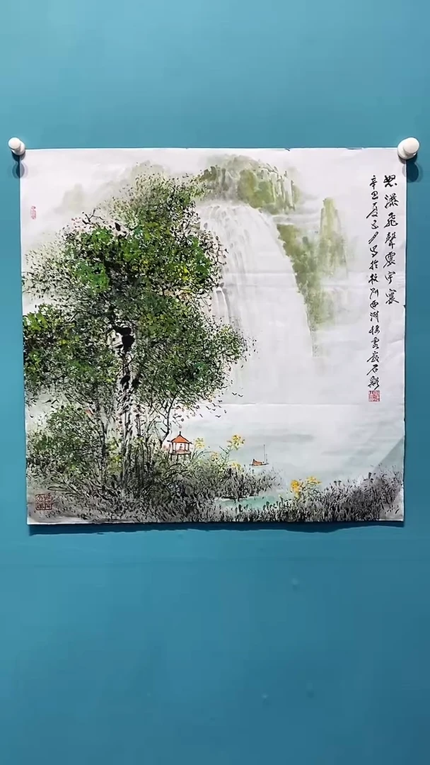 国画画都展厅国画作品B12