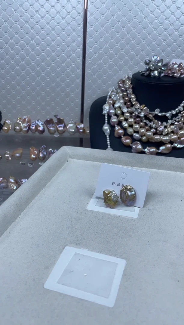 未镶嵌耳饰淡水珍珠【纯恬珍珠】