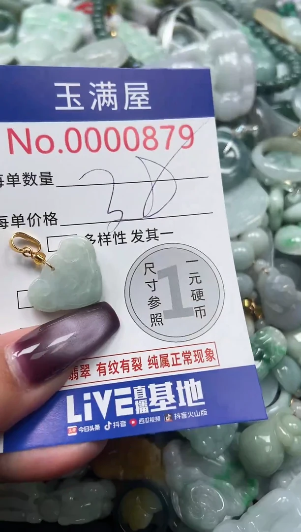 颈饰未镶嵌翡翠879