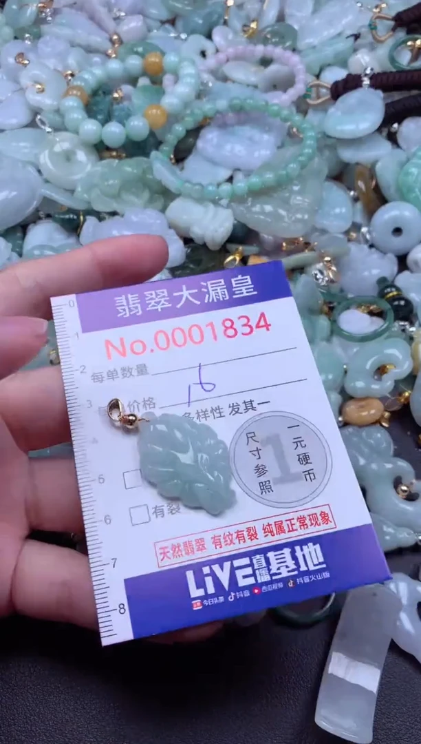 吊坠(不含链)未镶嵌翡翠1834