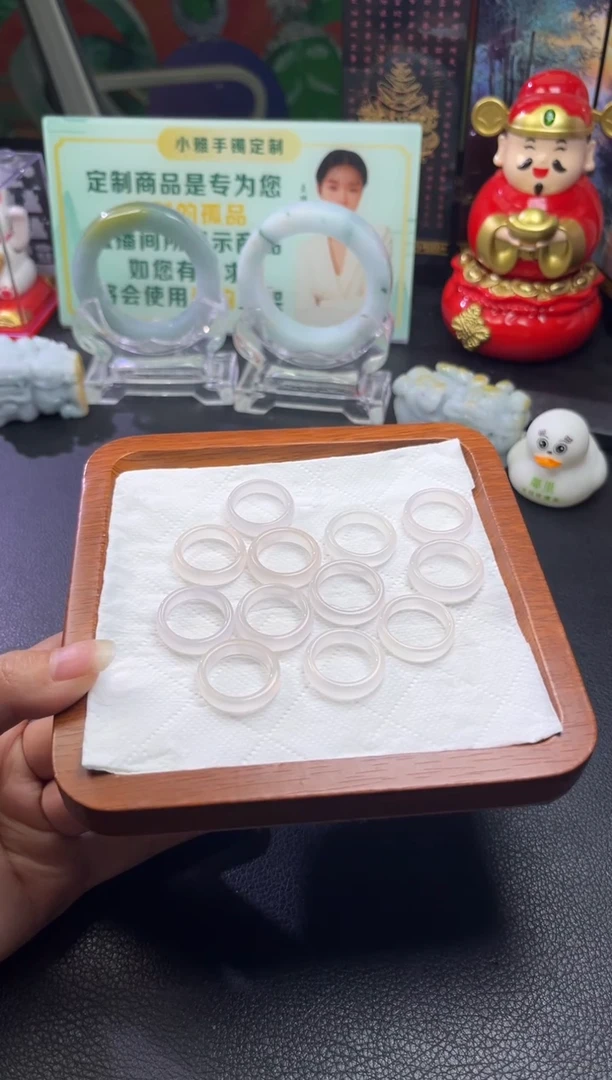玛瑙/玉髓戒圈未镶嵌玛瑙戒圈