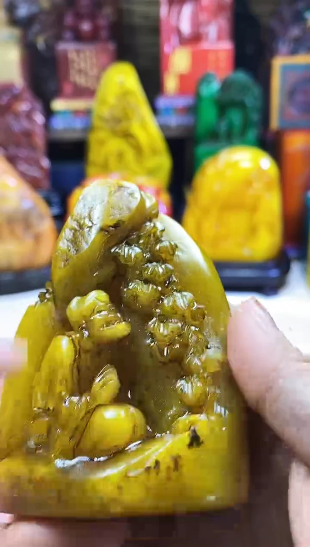寿山石印石纯天然石料