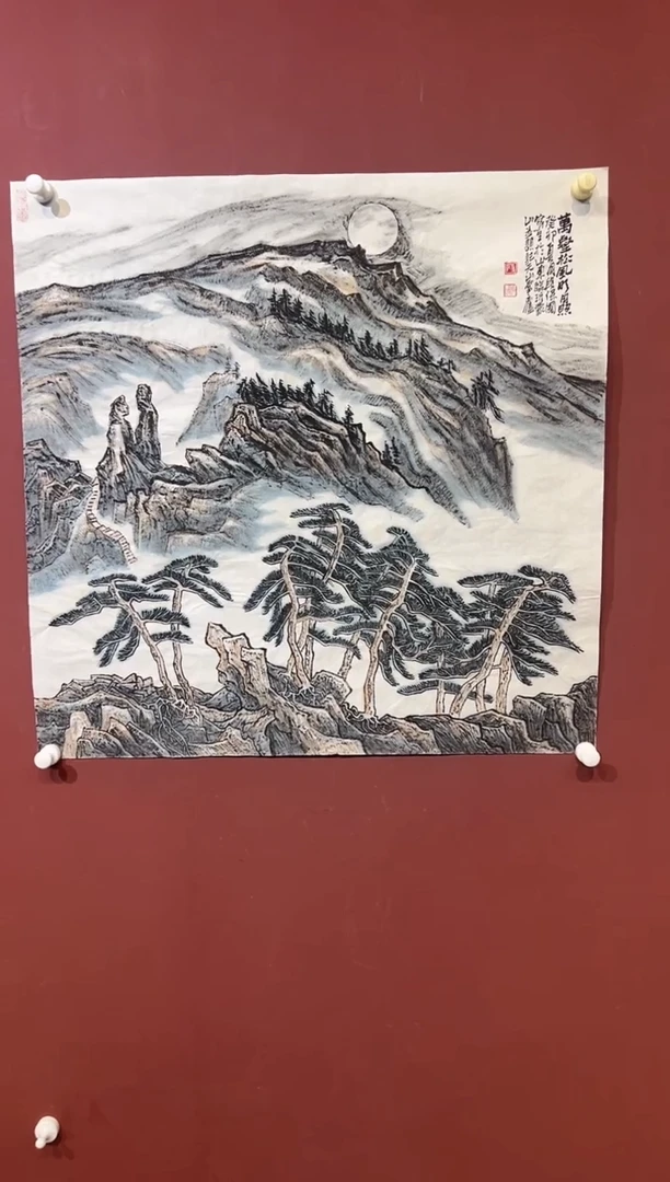 国画 段保国教授 四平尺 精品国画作品