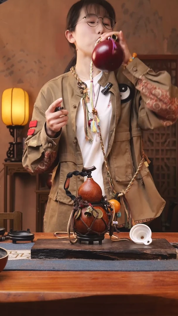 【闪购商品】246号精品大漆葫芦防腐防渗装水茶酒