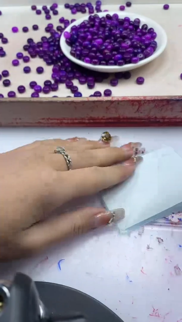 【闪购商品】玛瑙/玉髓颈饰未镶嵌w2193舒俱来算盘8*5mm*50颗