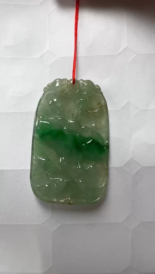 颈饰未镶嵌翡翠未镶嵌纯天然翡翠挂件