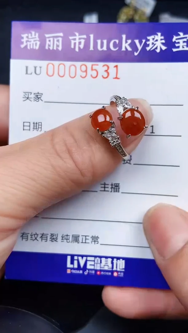翡翠银S925镶嵌颈饰9531