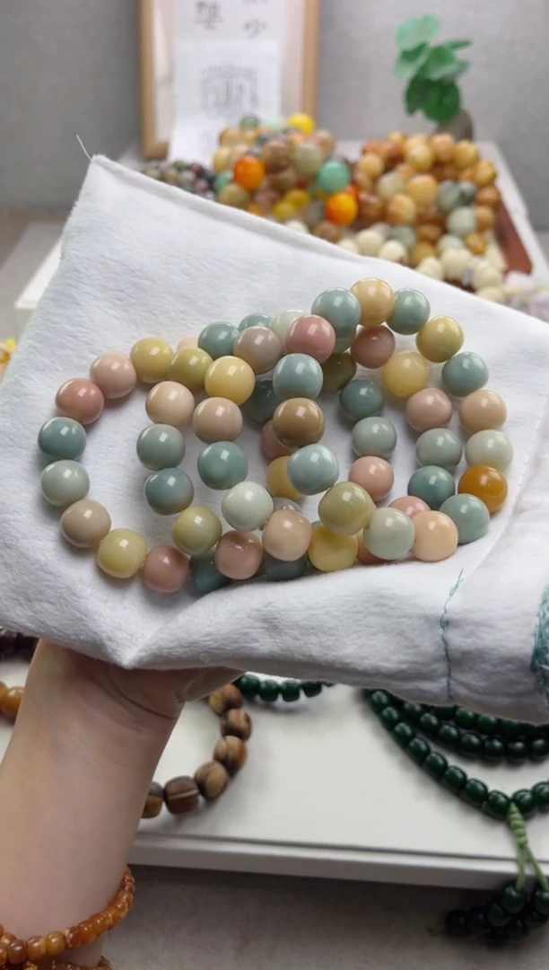 菩提根/象牙果手串y93干磨苹果13*14