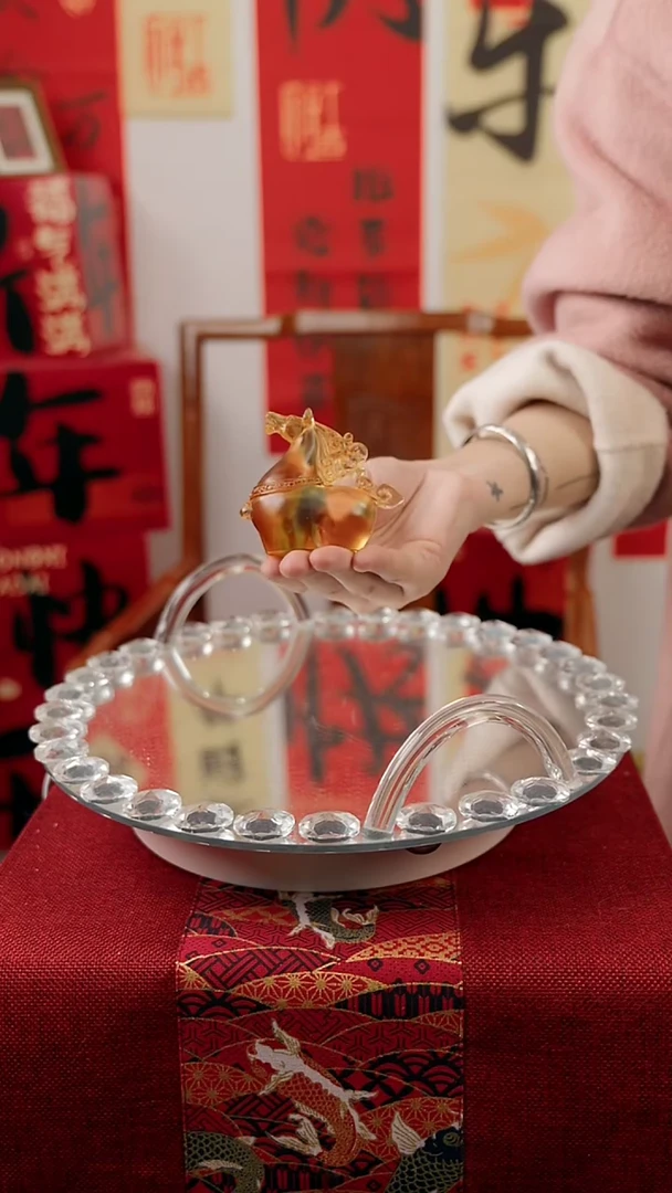 【闪购商品】古法琉璃小马摆件