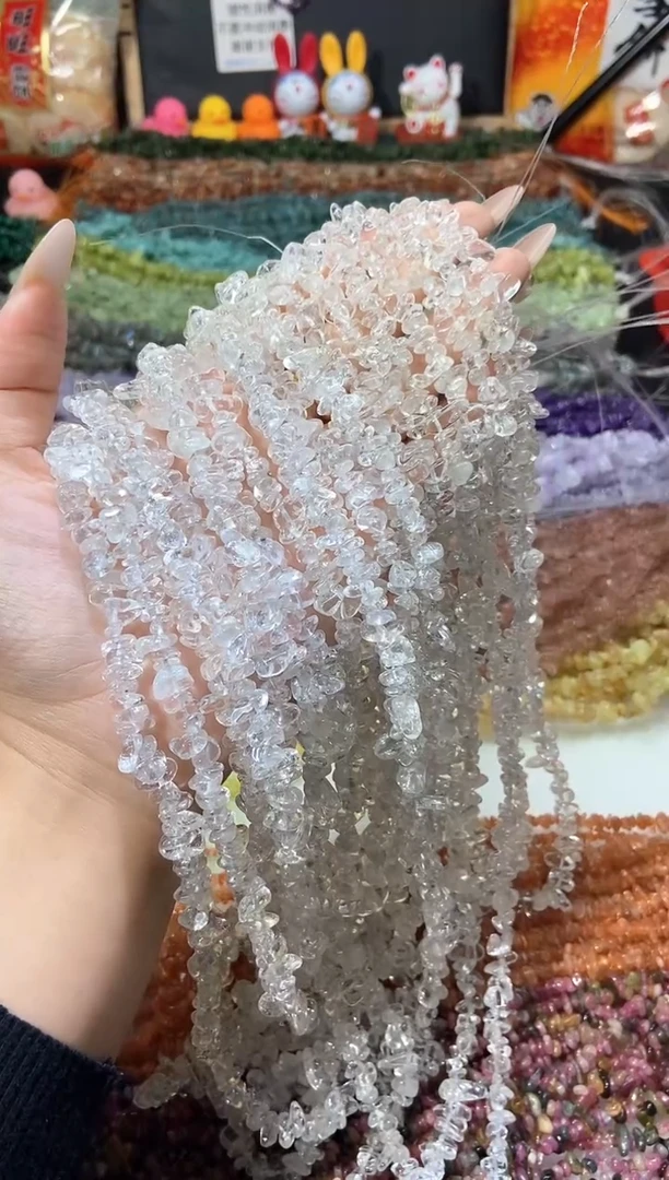 水晶珠宝半成品未镶嵌白水晶