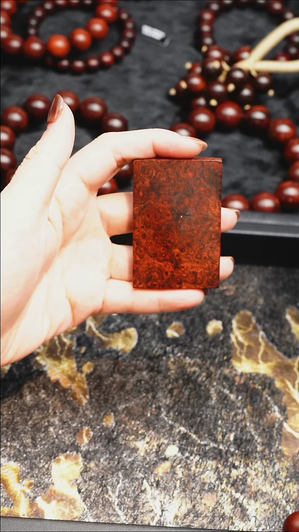 手串/手链小叶紫檀开****界爆满瘤疤无事牌