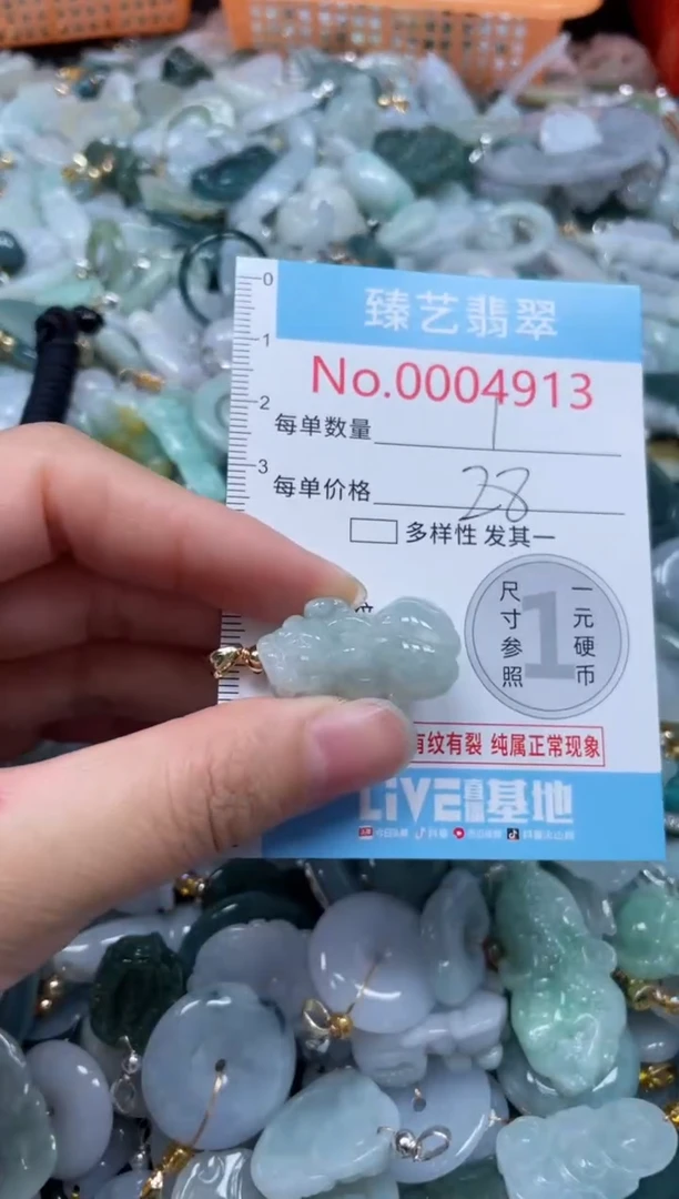 颈饰未镶嵌翡翠4913