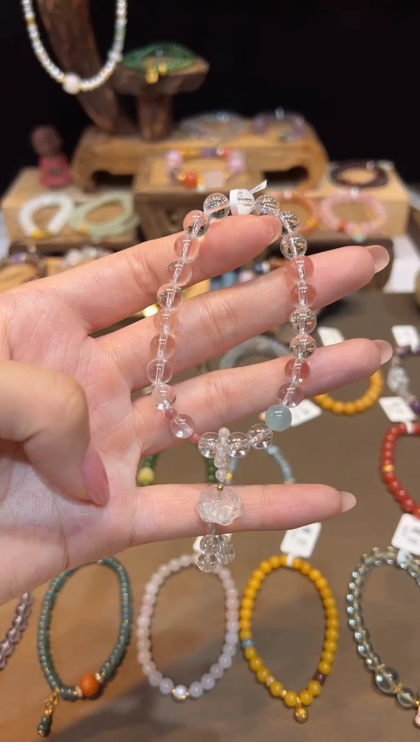 水晶手链未镶嵌手饰@@C2842