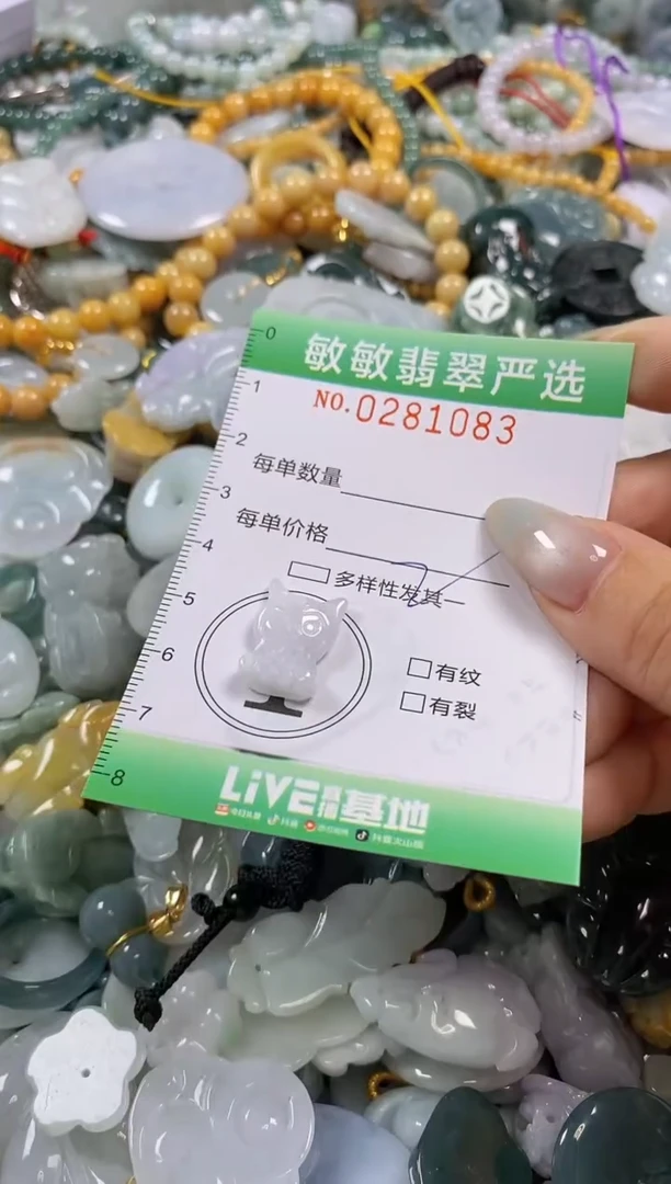 翡翠未镶嵌颈饰闪购0281083