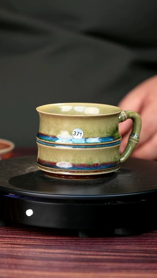 371#盼龙窑一级品原矿钧瓷马克杯