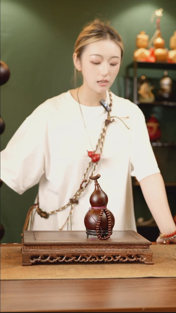 183号精品天然大漆酒葫芦一物一拍~