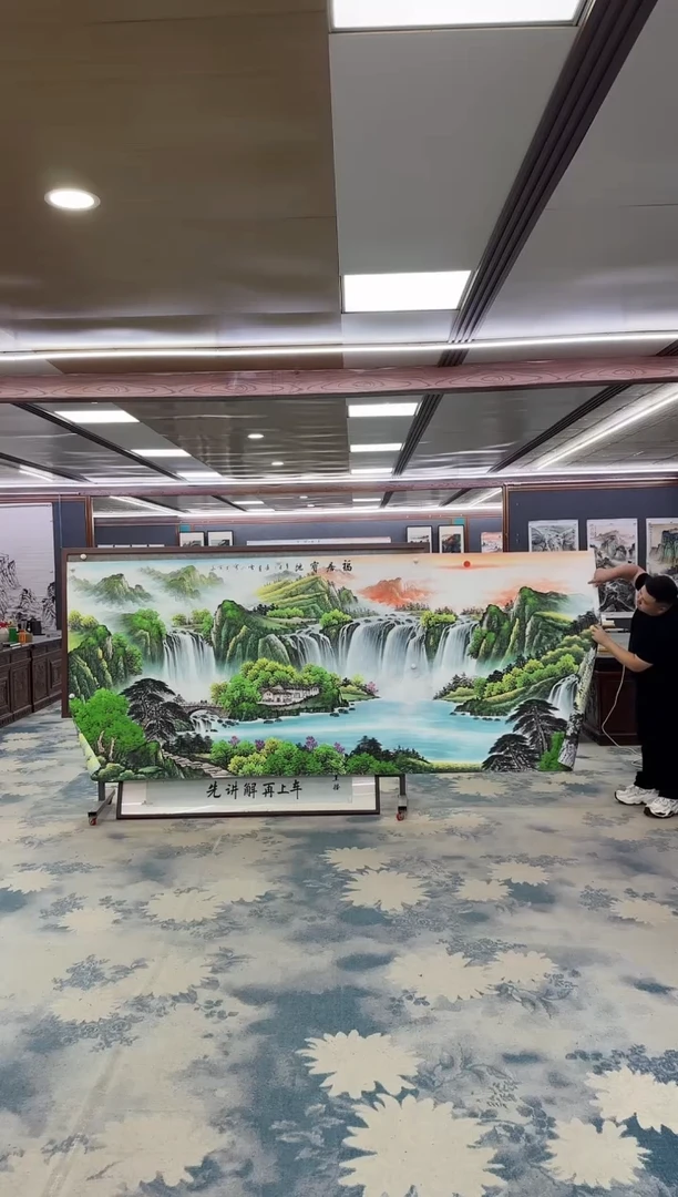 国画W-刘雪红-大丈二-山水国画