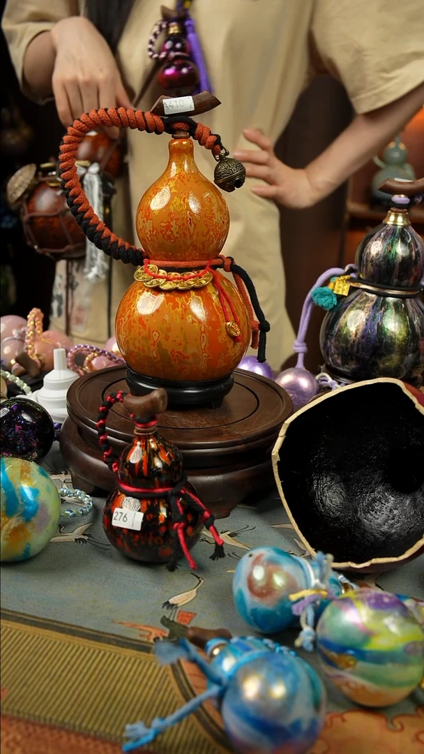 410号500ml左右非遗大漆酒葫芦