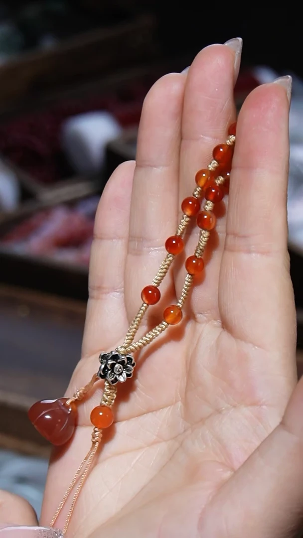 【闪购商品】玛瑙/玉髓项链未镶嵌0001