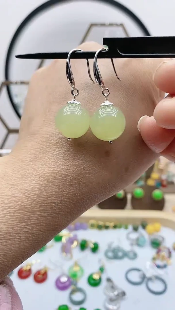 未镶嵌和田玉耳饰002