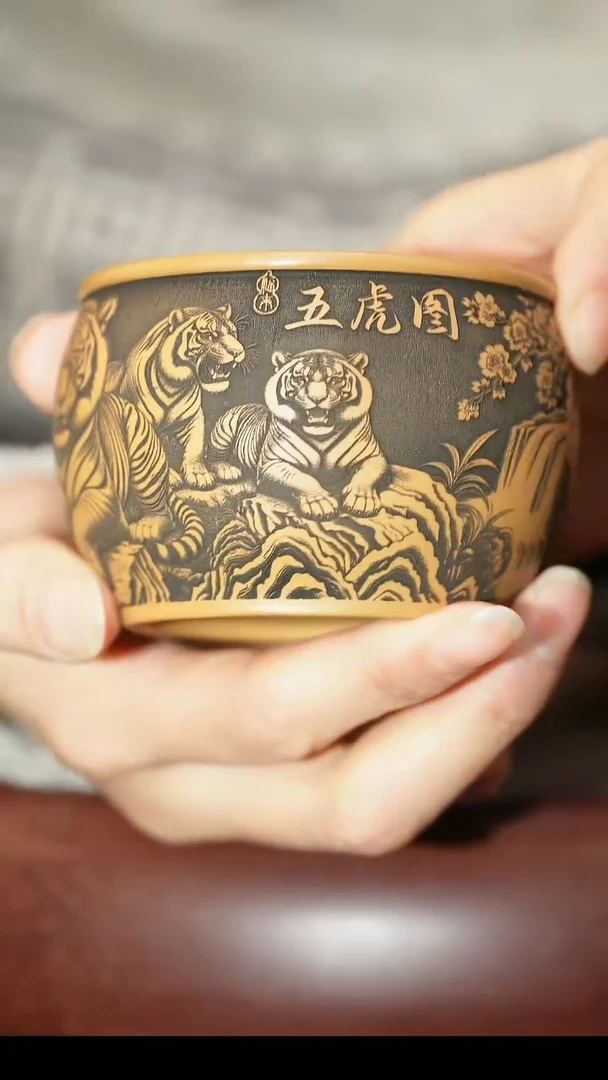 茶杯紫砂紫砂主人杯福利放漏