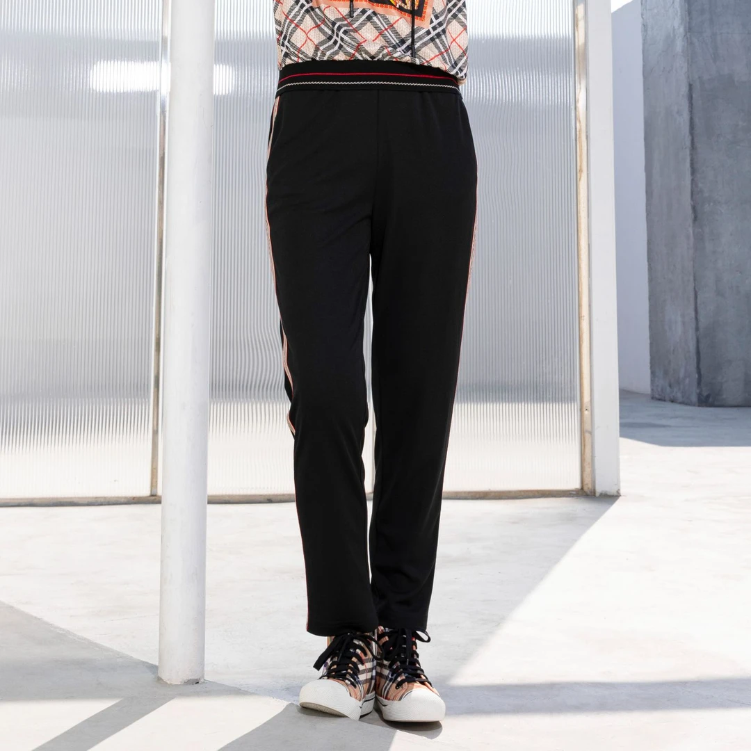 【清新素雅】休闲时尚夏季套装裤子#YB05710C-03显瘦宽松洋气气质