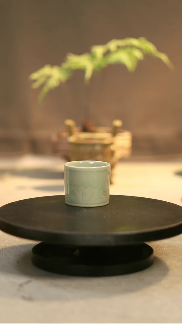 杯子瓷原产地原矿釉扳指杯