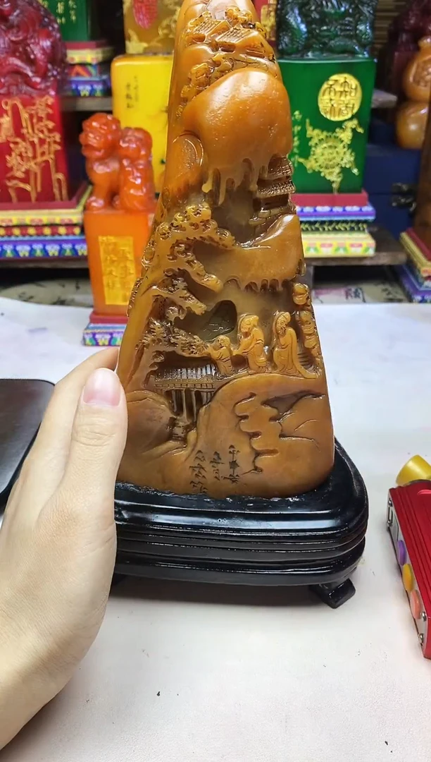 寿山石印石纯天然篆刻石料