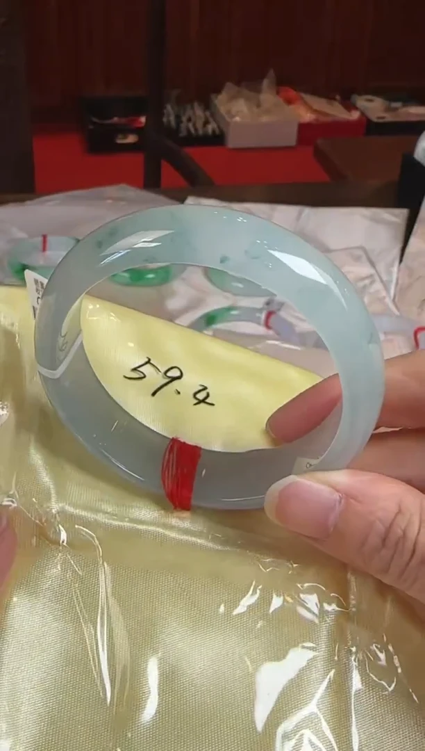 未镶嵌手镯翡翠59.4正圈QQ4525(100元运营费