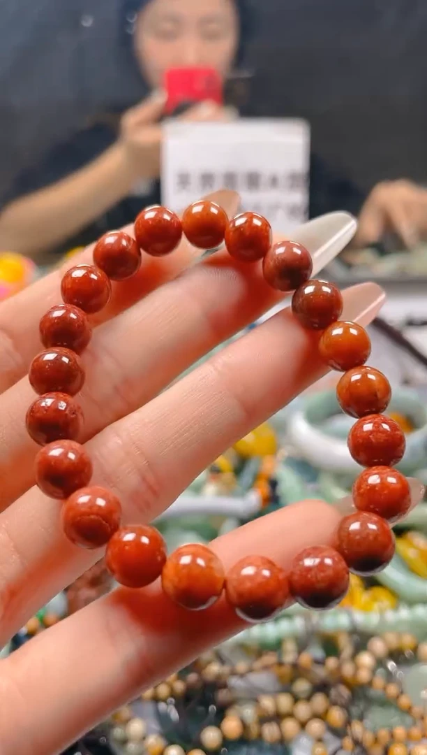 【闪购商品】翡翠颈饰未镶嵌7-8MM/L/翡翠A货一图一物