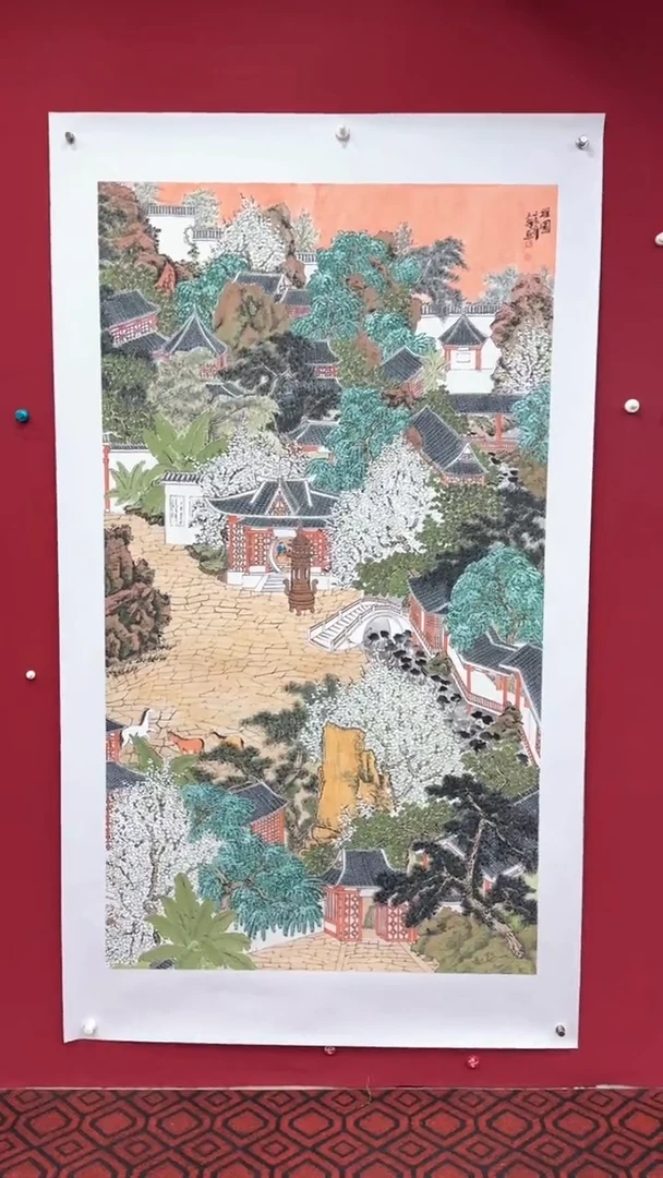 国画国画绘画山水花鸟