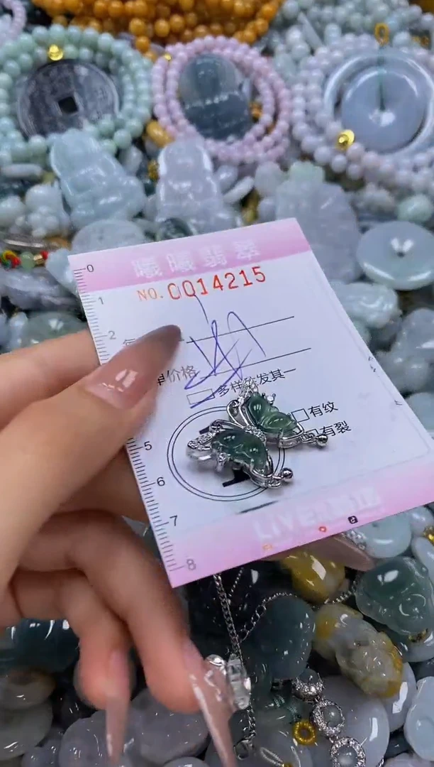 翡翠未镶嵌颈饰闪购0014215多样性发其一