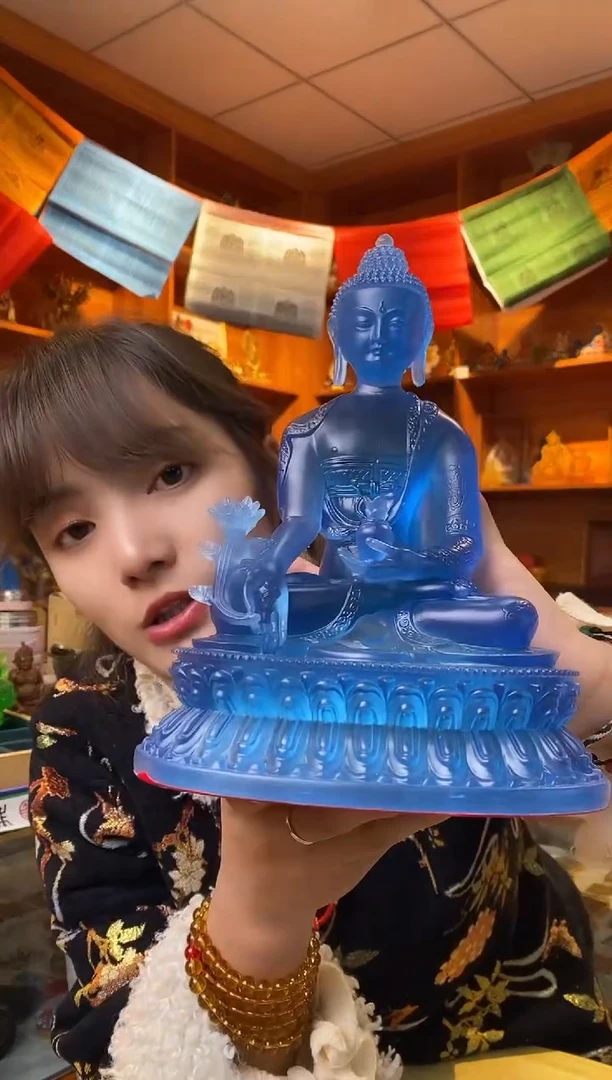 【闪购商品】泥塑药师-与实物略有差异介意者慎拍