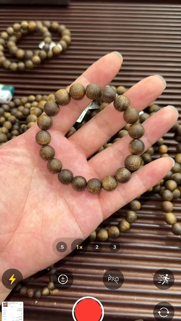 手串沉香海南莺歌绿棋楠1.1单圈11克+