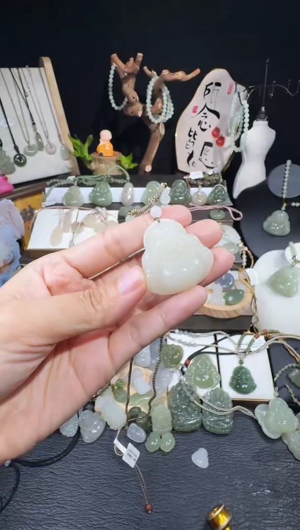 颈饰未镶嵌和田玉岁**好35佛公