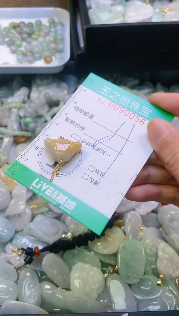 翡翠未镶嵌颈饰闪购0090056