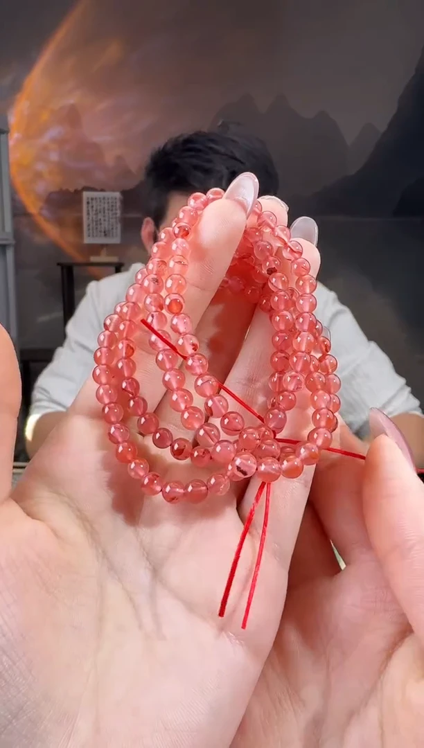 颈饰未镶嵌南红玛瑙108项链