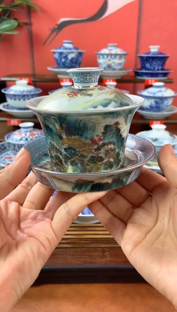 瓷器王*涵景德镇高温精选茶具