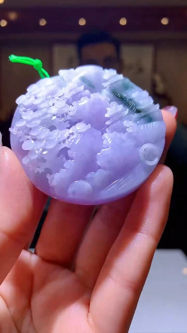 【闪购商品】定制翡翠未镶嵌1085hm-毛货挂件49