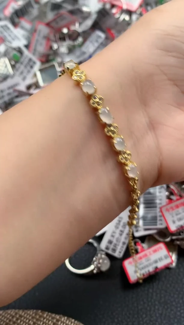 银S925镶嵌戒指翡翠天然A货缅甸翡翠
