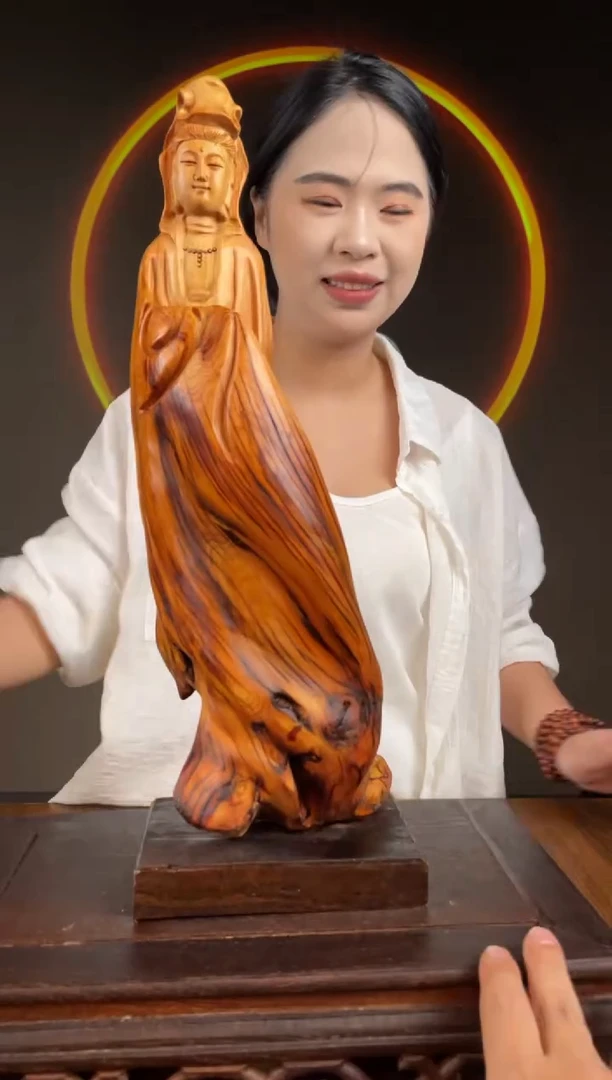 柏木（崖柏）手工摆件,先抢先得! 编号:155